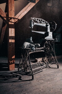 Alte Schuster-Ledernähmaschine